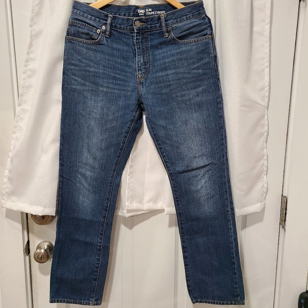 GAP blue slim jeans 31x30